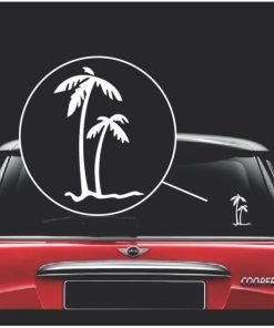 palm trees vinyl window decal sticker