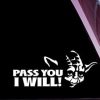 Pass you I will Yoda JDM Stickers - https://customstickershop.us/product-category/jdm-stickers/