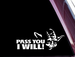 Pass you I will Yoda JDM Stickers - https://customstickershop.us/product-category/jdm-stickers/