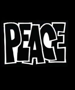 Peace Car Window Decal Sticker - https://customstickershop.us/product-category/stickers-for-cars/