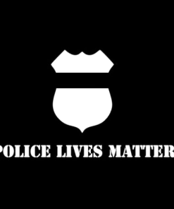 Police Lives Matter Window Decal Sticker