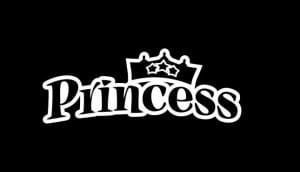 Princess Crown Decal Sticker - https://customstickershop.us/product-category/western-decals/