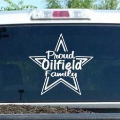 Proud Oil Field Family Decal Sticker - https://customstickershop.us/product-category/career-occupation-decals/