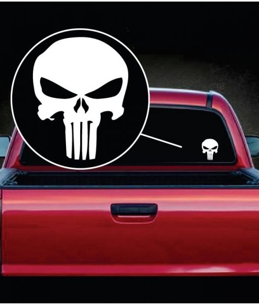 Punisher Skull Decal Stickers – Custom Sticker Shop