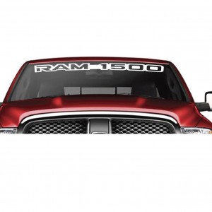 Vinyl Windshield Banner Decal Stickers Fits Dodge Ram 1500 - Custom ...