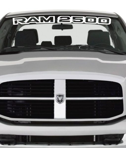 Dodge Ram 2500 Windshield Decal sticker – Custom Sticker Shop
