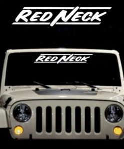 Redneck II Windshield Decals - https://customstickershop.us/product-category/windshield-decals/