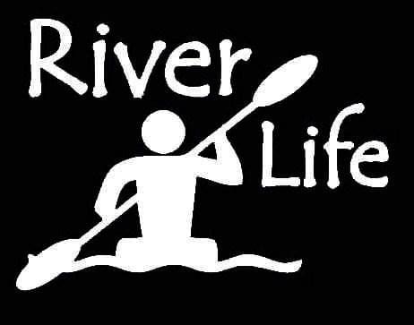 River Life Kayak Stickers For Cars - https://customstickershop.us/product-category/stickers-for-cars/