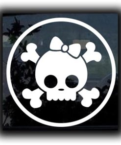 Roller Derby Skull Car Decal Sticker - https://customstickershop.us/product-category/stickers-for-cars/