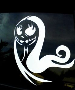 Sally Skellington Car Decal Sticker - https://customstickershop.us/product-category/stickers-for-cars/