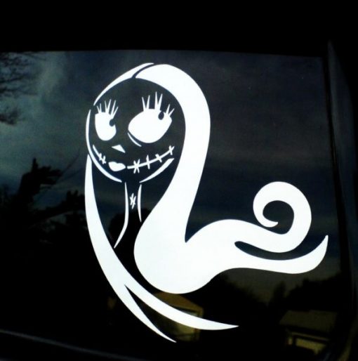 Sally Skellington Car Decal Sticker - https://customstickershop.us/product-category/stickers-for-cars/