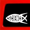 Science Fish Window Decal Sticker - https://customstickershop.us/product-category/stickers-for-cars/
