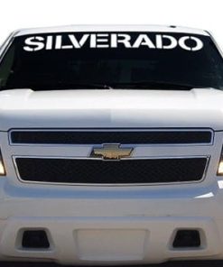 Chevy Silverado Windshield Decals - https://customstickershop.us/product-category/windshield-decals/
