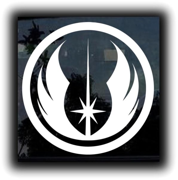 Jedi and Sith Car Laptop Vinyl Sticker Star Wars Lightsaber Decal