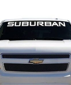 Chevy Suburban Windshield Decals - https://customstickershop.us/product-category/windshield-decals/