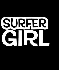Surfer Girl Window Decal Stickers - https://customstickershop.us/product-category/stickers-for-cars/