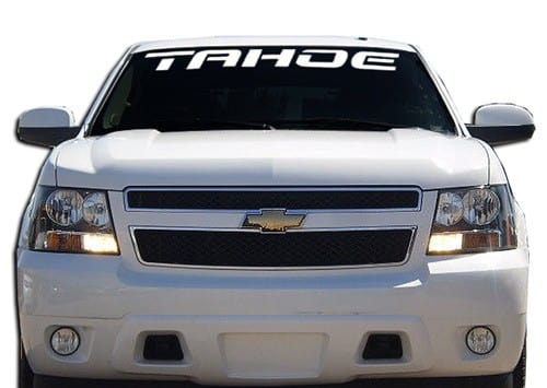 Chevy Tahoe Windshield Decals - https://customstickershop.us/product-category/windshield-decals/