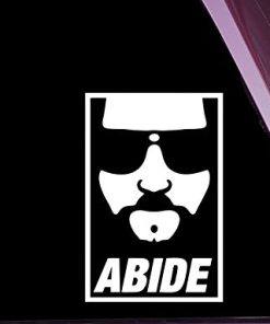 Dude Abide Stickers For Cars - https://customstickershop.us/product-category/stickers-for-cars/