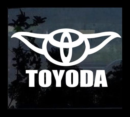 Toyota Toyoda Funny Window Decal Sticker