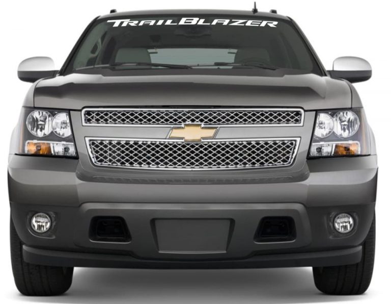 Chevy Trailblazer Windshield Banner Chevy Window Decal Sticker | Custom ...