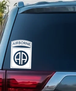 82nd Airborne window Decal Sticker