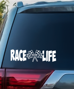 Race Life Racing window decal Sticker