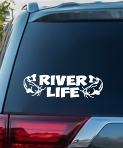 River Life a2 Decal Stickers