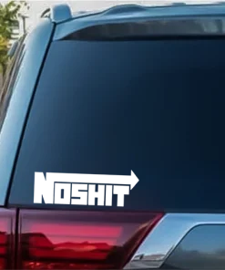 Nos NOSHIT Funny JDM Car Window Decal Stickers