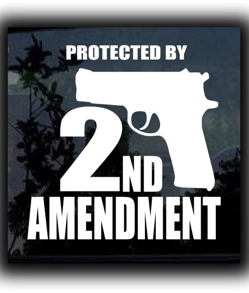 2nd Amendment Gun Vinyl Decal Stickers