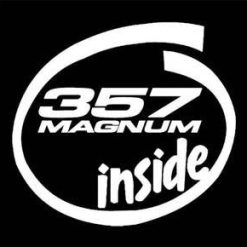 357 magnum inside funny decal