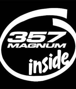 357 magnum inside funny decal