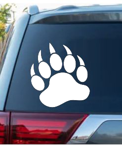 Bear - Bear Paw window decal Sticker