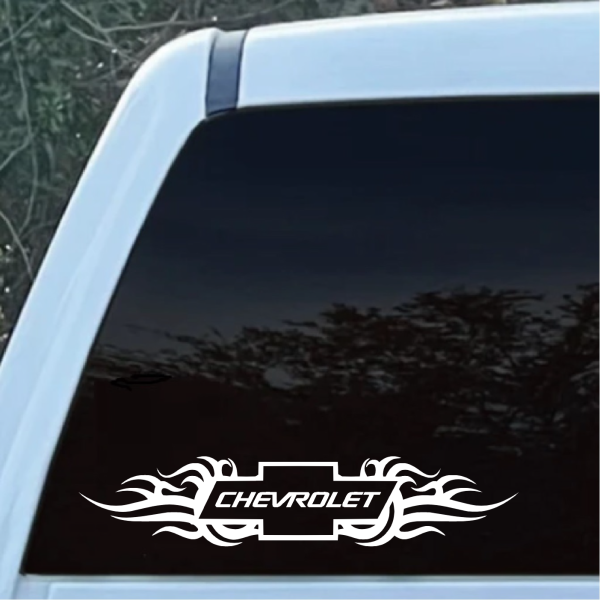 Chevrolet Tribal Chevy Decal Sticker