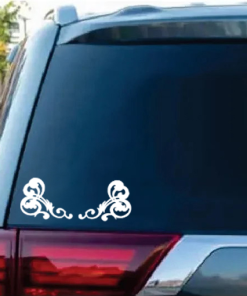 Filigree window decal Sticker
