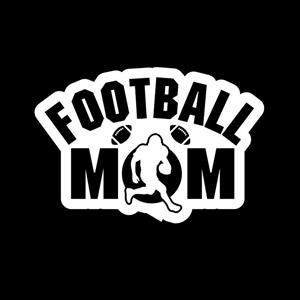Football Mom Window Decal a3