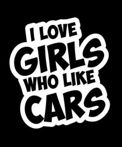 Love girls who like cars JDM Stickers - https://customstickershop.us/product-category/jdm-stickers/