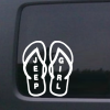 Jeep Girl Flip Flops - Jeep Wrangler Decals