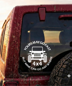Jeep Go Anywhere - Jeep Wrangler Decals