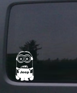 Jeep Minion Jeep Decal Stickers