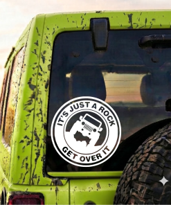 Jeep just a rock - Jeep Wrangler Decals