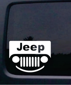 Jeep smile grill - Jeep Wrangler Decals