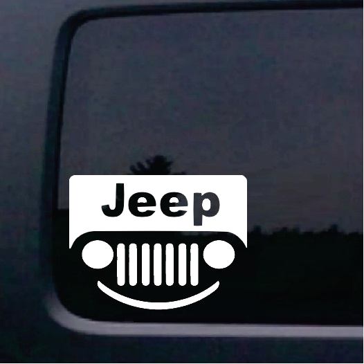 Jeep smile grill - Jeep Wrangler Decals