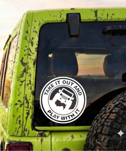 Jeep Play With It - Jeep Wrangler Decals