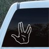 Live Long and Prosper Spock window decal Sticker