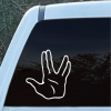 Live Long and Prosper Spock window decal Sticker