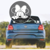Minnie Mouse Peeking - Cartoon Decal Sticker