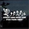 Nobody cares about your stick family jason vorhees decal sticker