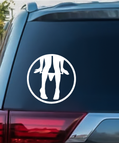 Panty Dropper Round JDM Car Window Decal Stickers