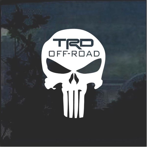 Punsiher Trd Window Decal Sticker
