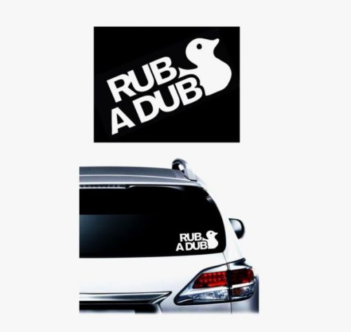 Rub a Dub JDM Decal - https://customstickershop.us/product-category/jdm-stickers/